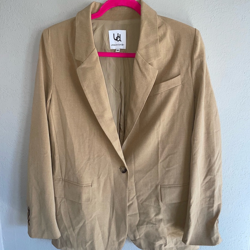 Urban Daizy Tan Women's Blazer Medium